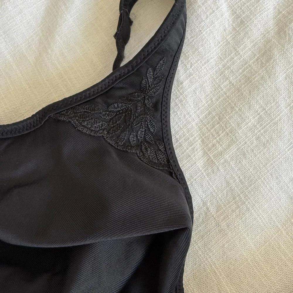 Bali Passion for Comfort Underwire Bra Black 40G 3385 Full Coverage‎ Embroidery